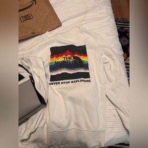 Small north face pull over